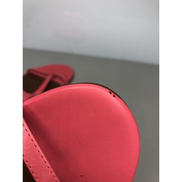 Kate Spade Hot Pink Leather Bow Open Toe Strap Sandals Women Sz 6.5MUS/37EU - Picture 4 of 16